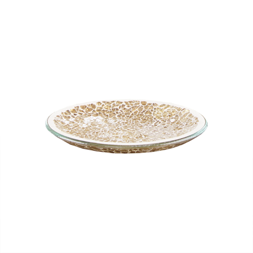 Mosaic 4 Piece Bath Accessory Set - Gold