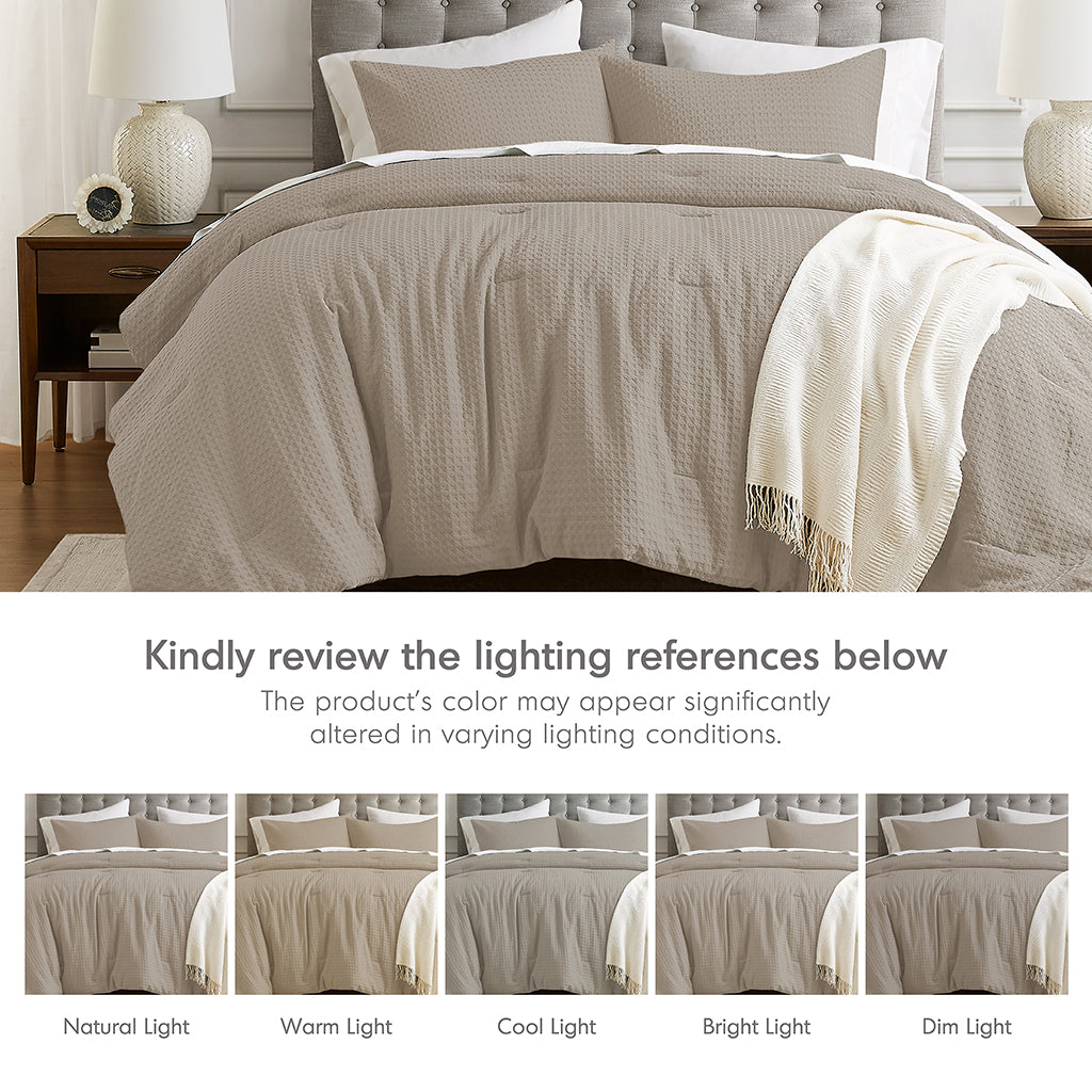 Mina Weave Comforter - Neutral