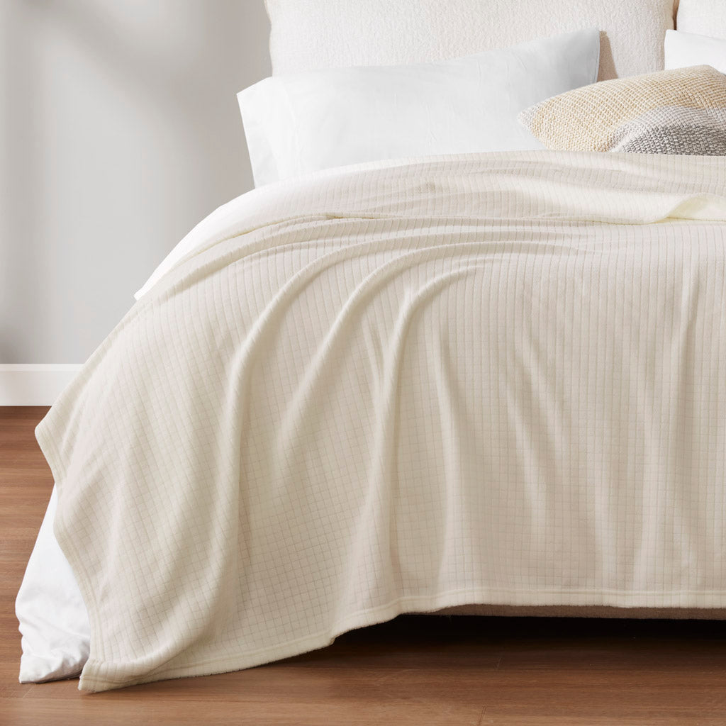 Microfleece Blanket - Taupe