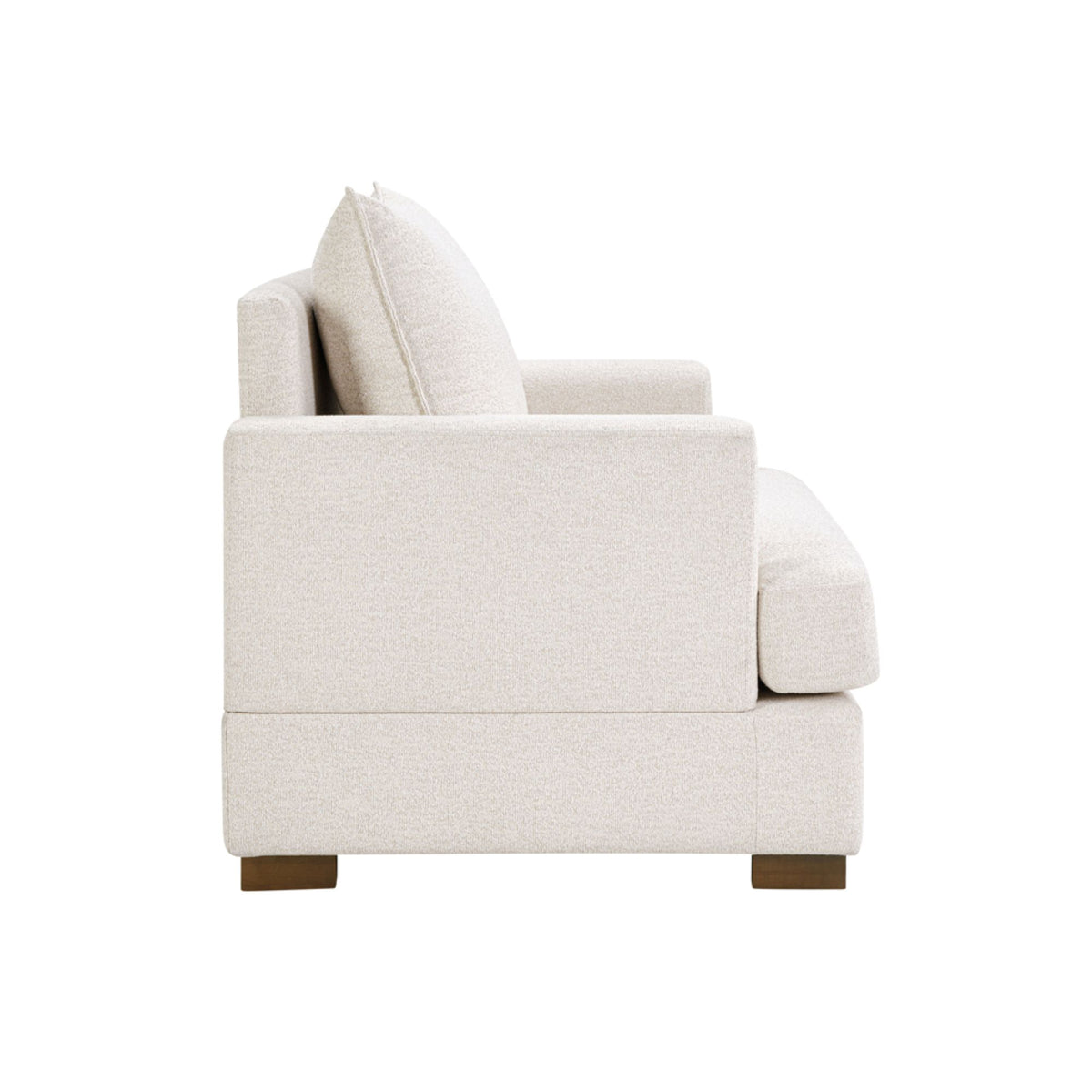 Tasha Oversized Upholstered Arm Chair - Beige