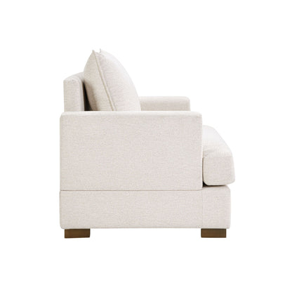 Tasha Oversized Upholstered Arm Chair - Beige