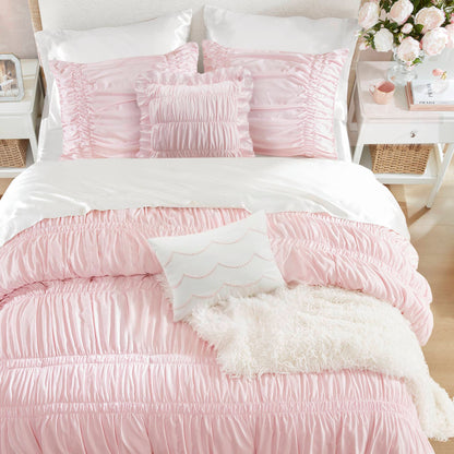 Ella Comforter Set - Pink