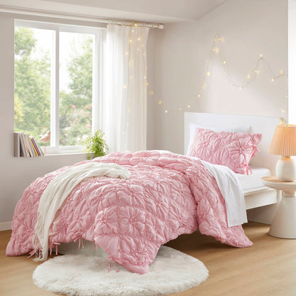 Lily Comforter Set - Pink