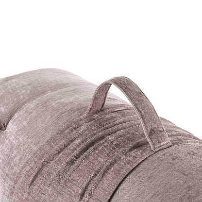 Edelia Poly Chenille Lounge Floor Pillow Cushion - Blush
