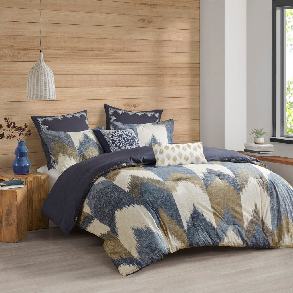 Alpine Cotton Comforter Mini Set - Navy
