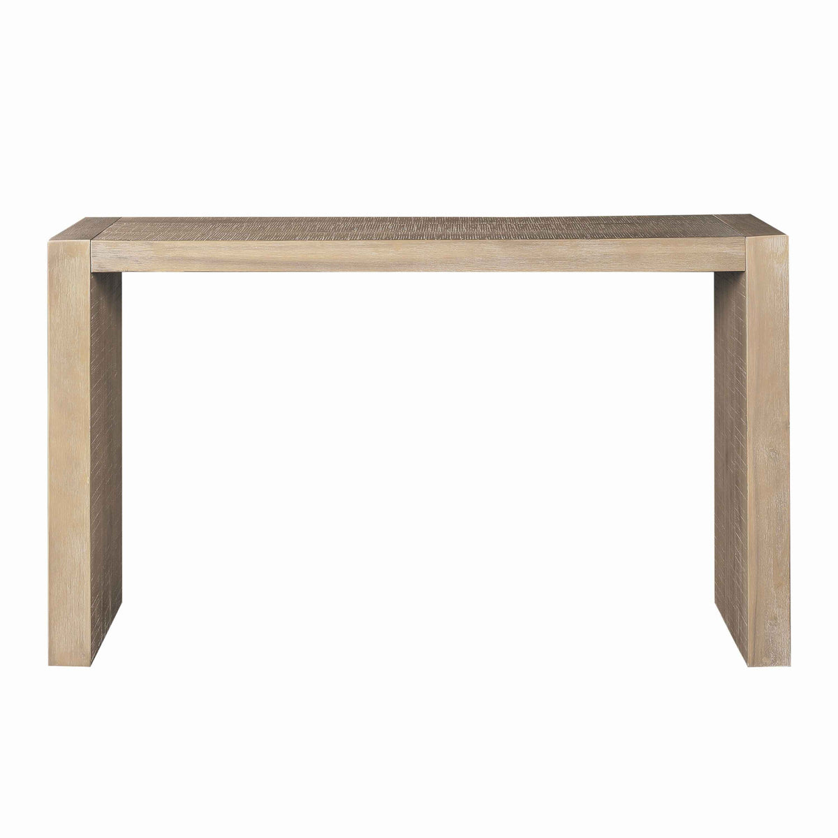 Monterey Counter-Height Wood Console Table (64"W) - Natural