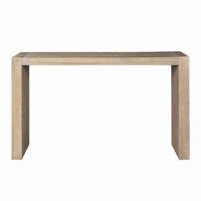 Monterey Counter-Height Wood Console Table (64"W) - Natural