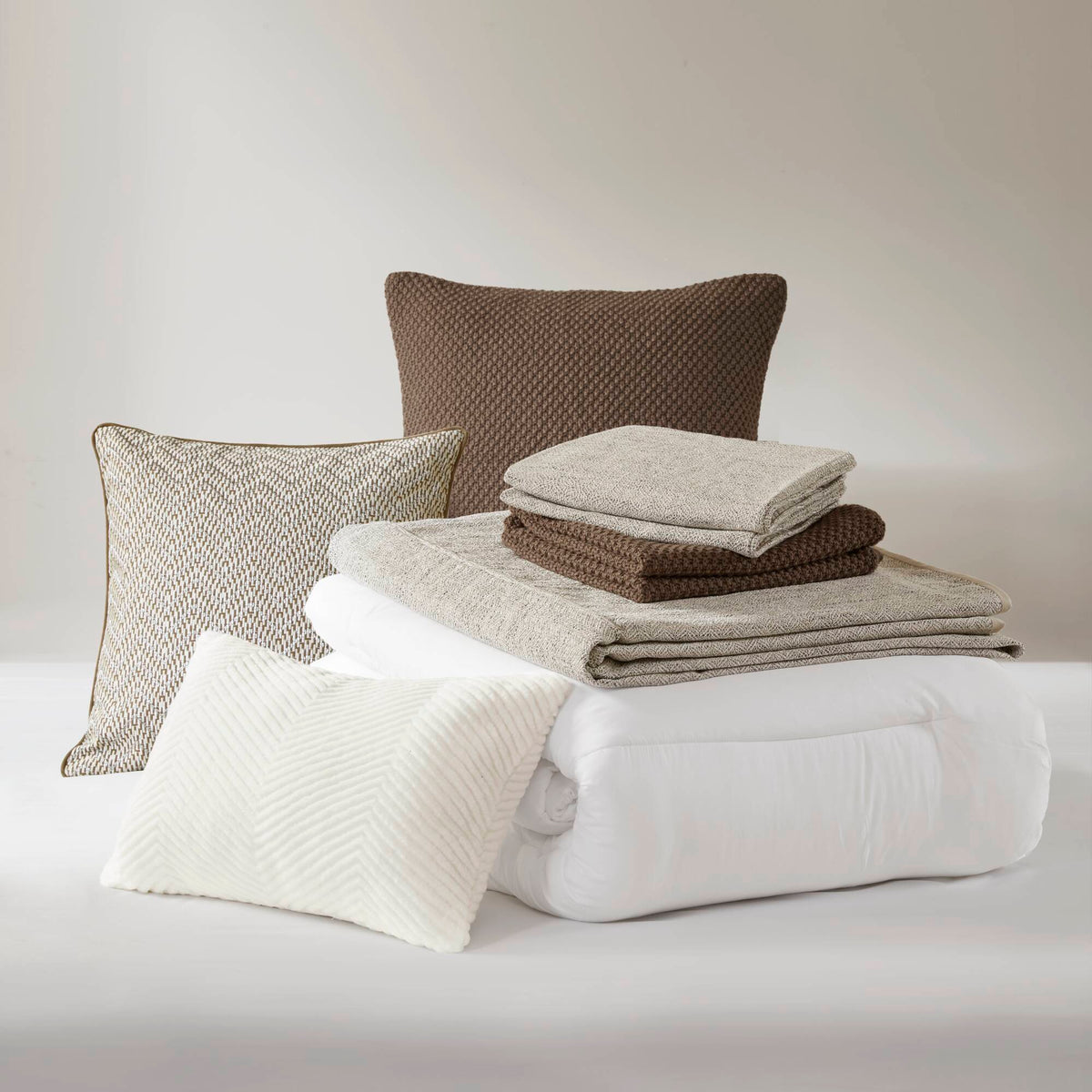 Chapman Comforter Set - Neutral Ivory