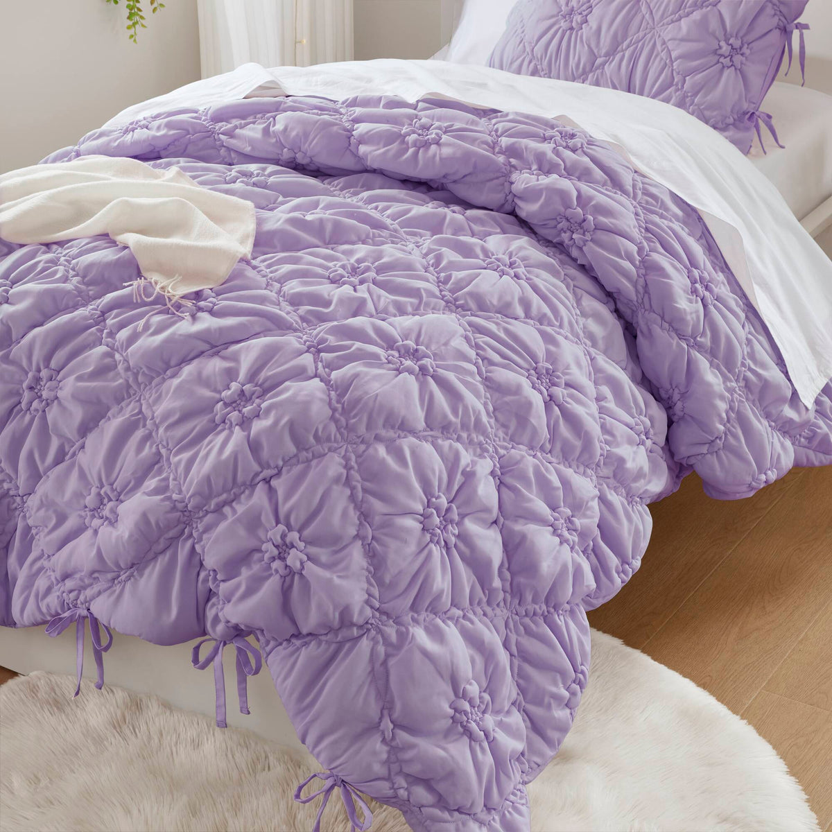 Lily Comforter Set - Purple