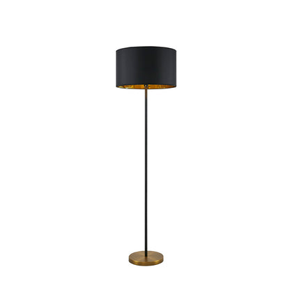 Hunts Metal Floor Lamp - Gold/Black