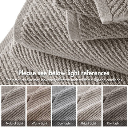 Diagonal Ribbed - Grey