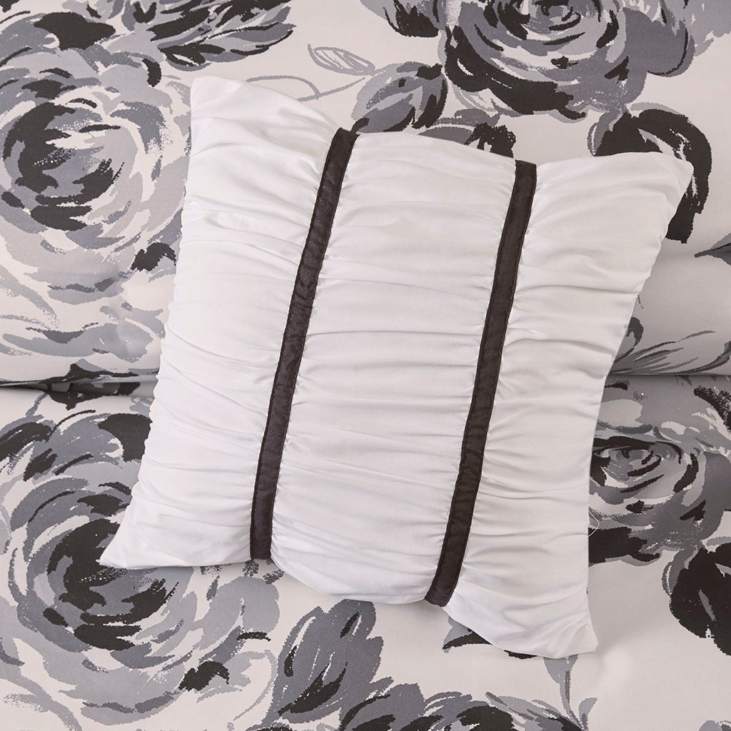 Dorsey Floral Print Duvet Cover Set