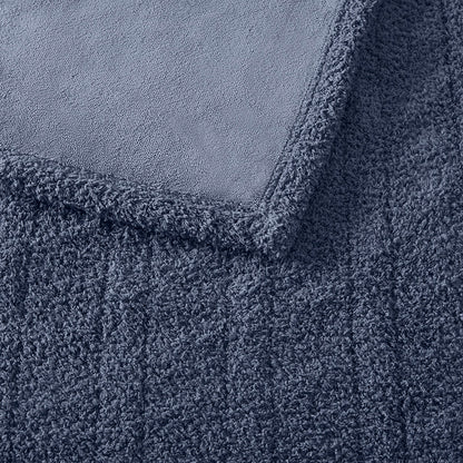 Dream Soft Heated Blanket - Navy