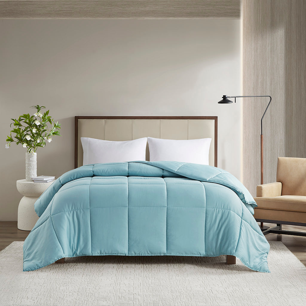 Winfield 300 Thread Count Cotton Shell Luxury Down Alternative Comforter - Teal