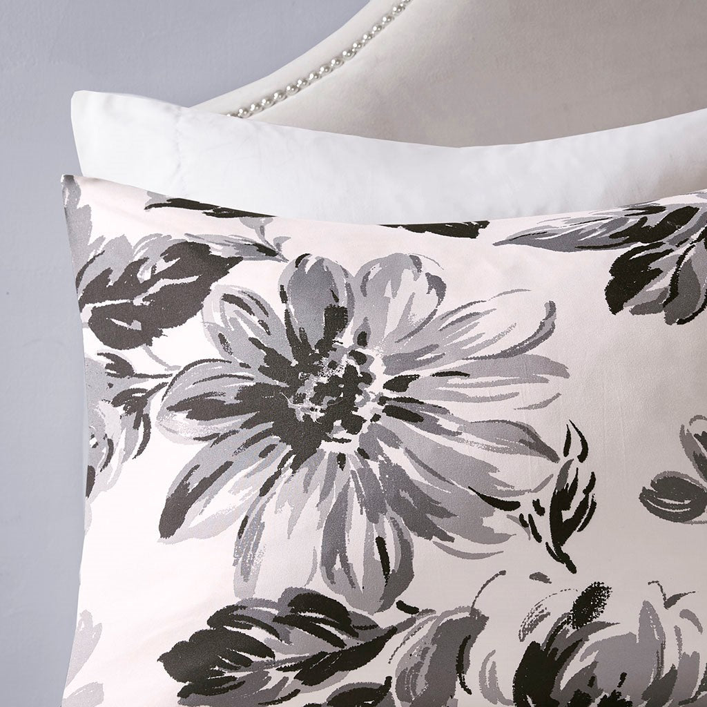 Dorsey Floral Print Duvet Cover Set