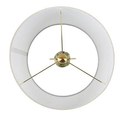 Zirconia Faceted Glass Table Lamp - Green
