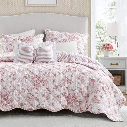Adele Quilt Set - Pink