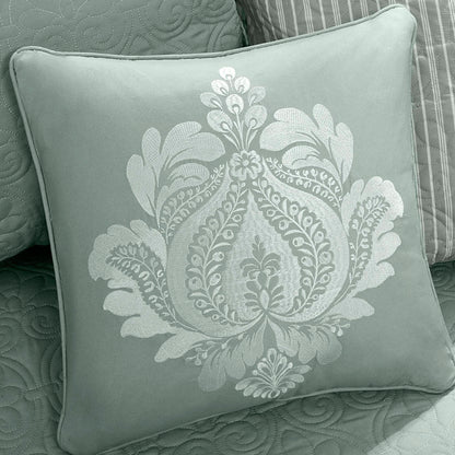 Quebec 6 Piece Reversible Daybed Cover Set - Seafoam