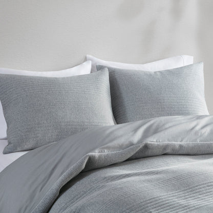Ellis 3 Piece Duvet Set - Heathered Gray