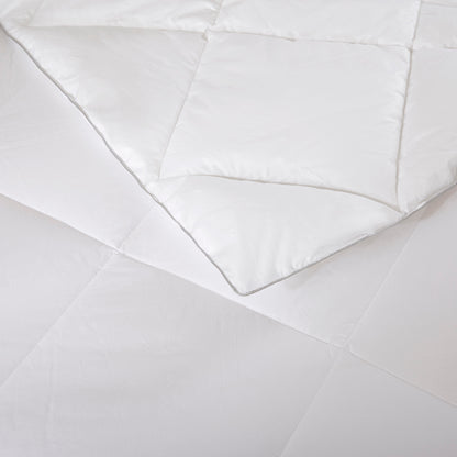 1000 TC Cotton Blend Quilted Down Alt Comforter - White