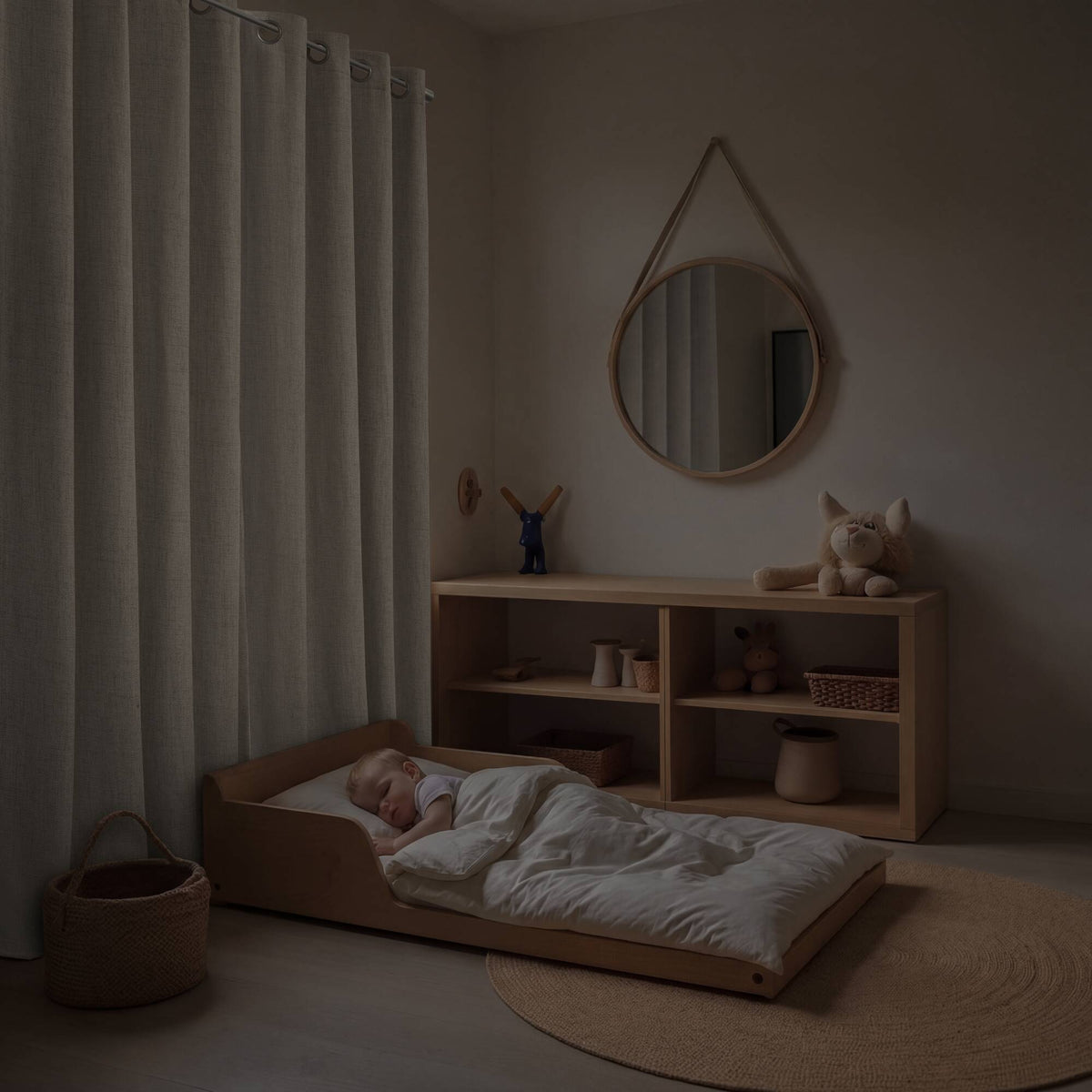 Mira Total Blackout Window Panel - Grey