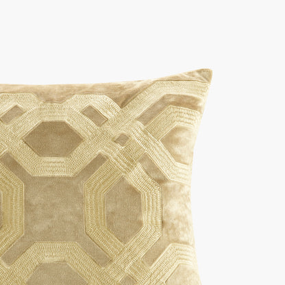 Biron Square Decor Pillow - Gold