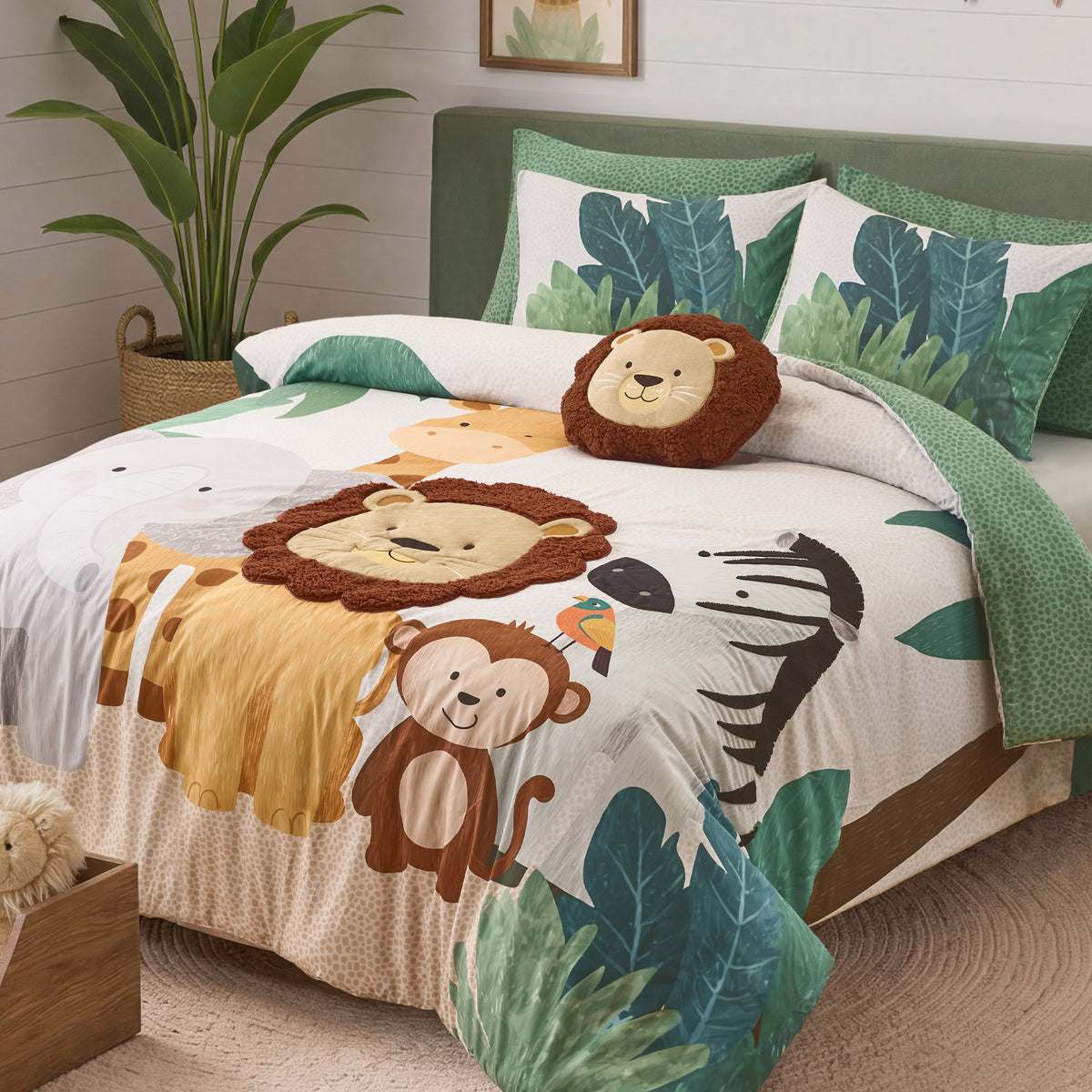 Safari Comforter Set - Green