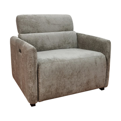 Ava Power Modern Recliner - Beige
