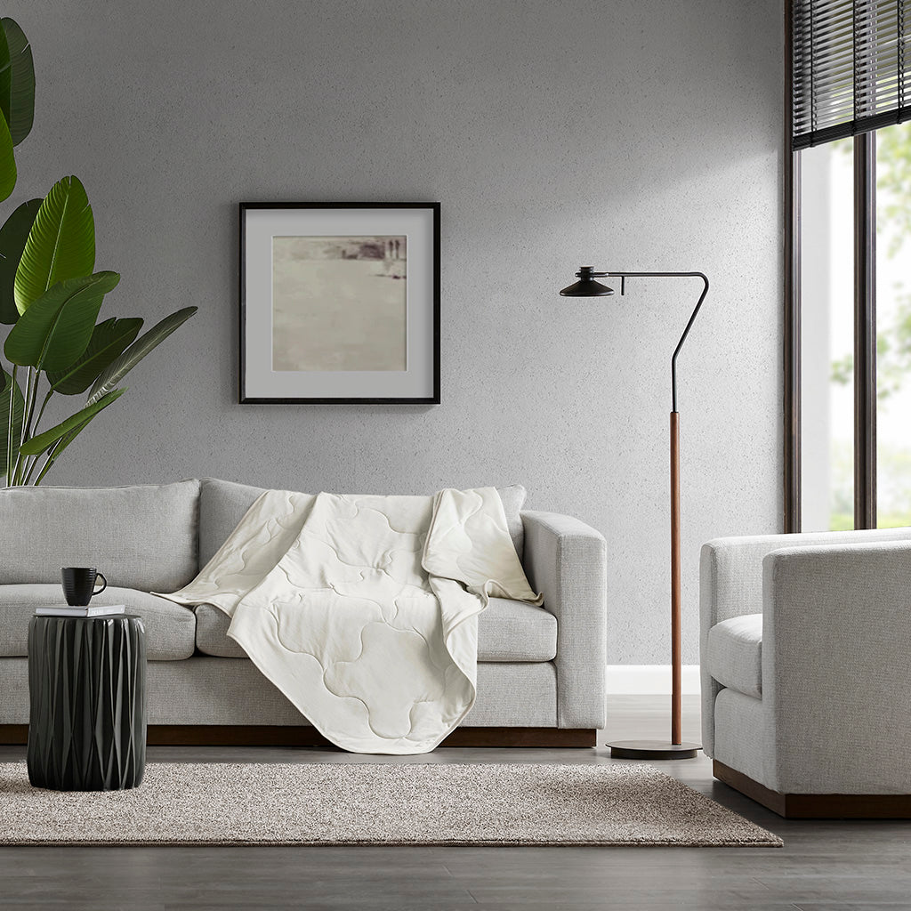 Cooling Touch Down Alternative Throw - Ivory