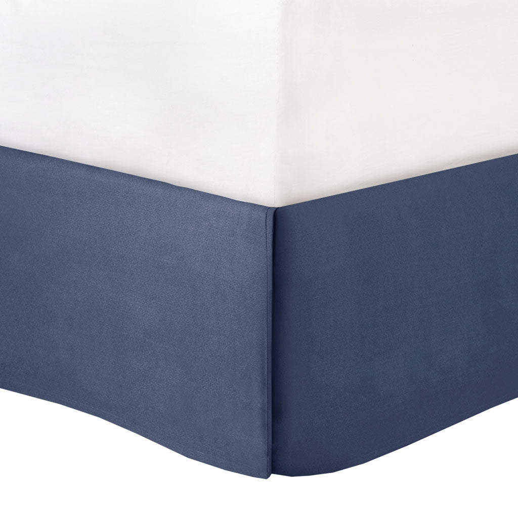 Powell 8 Piece Embroidered Comforter Set - Navy