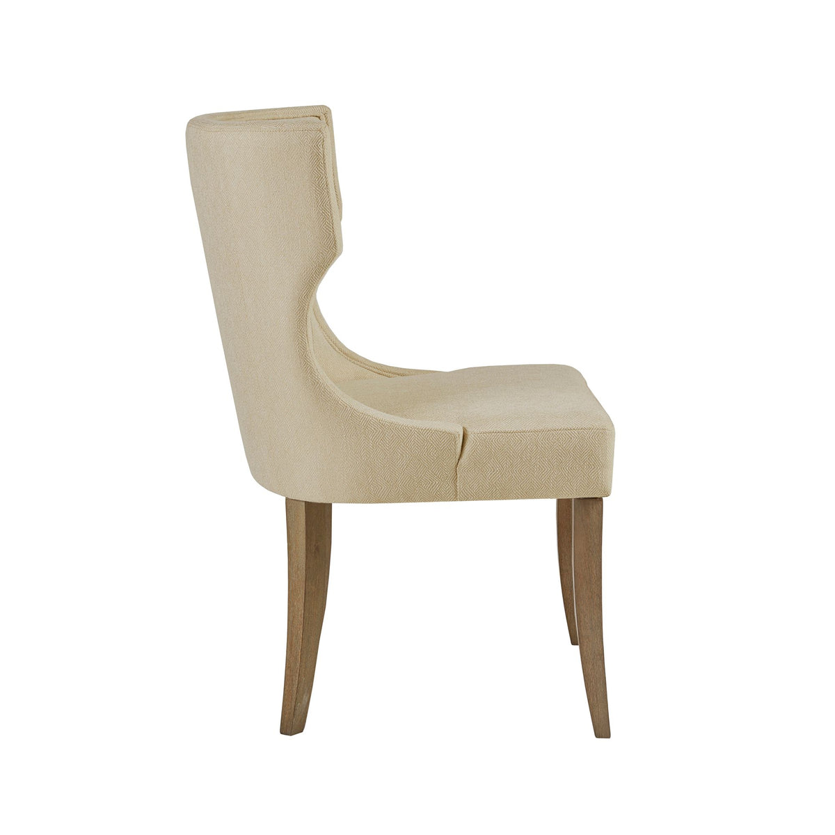 Carson Upholstered Wingback Dining Chair - Cream