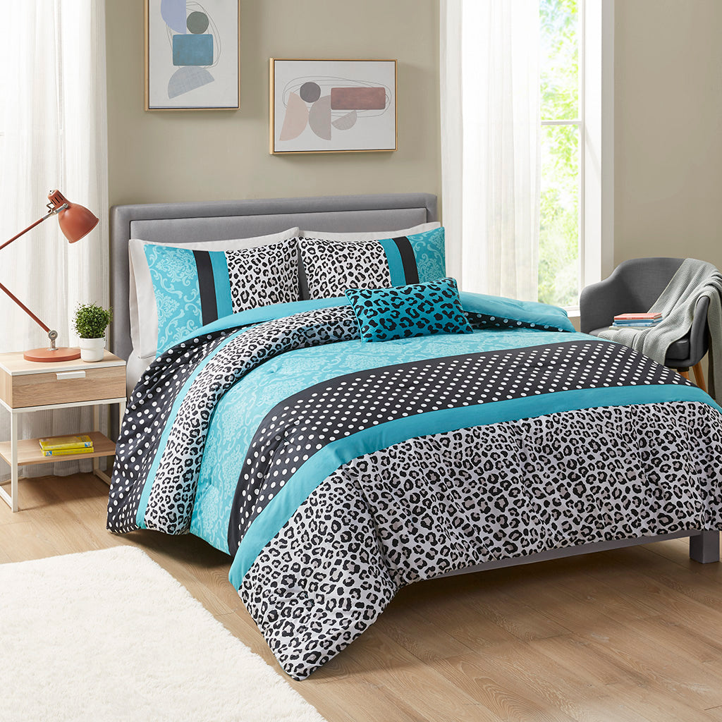 Chloe Comforter Set - Teal