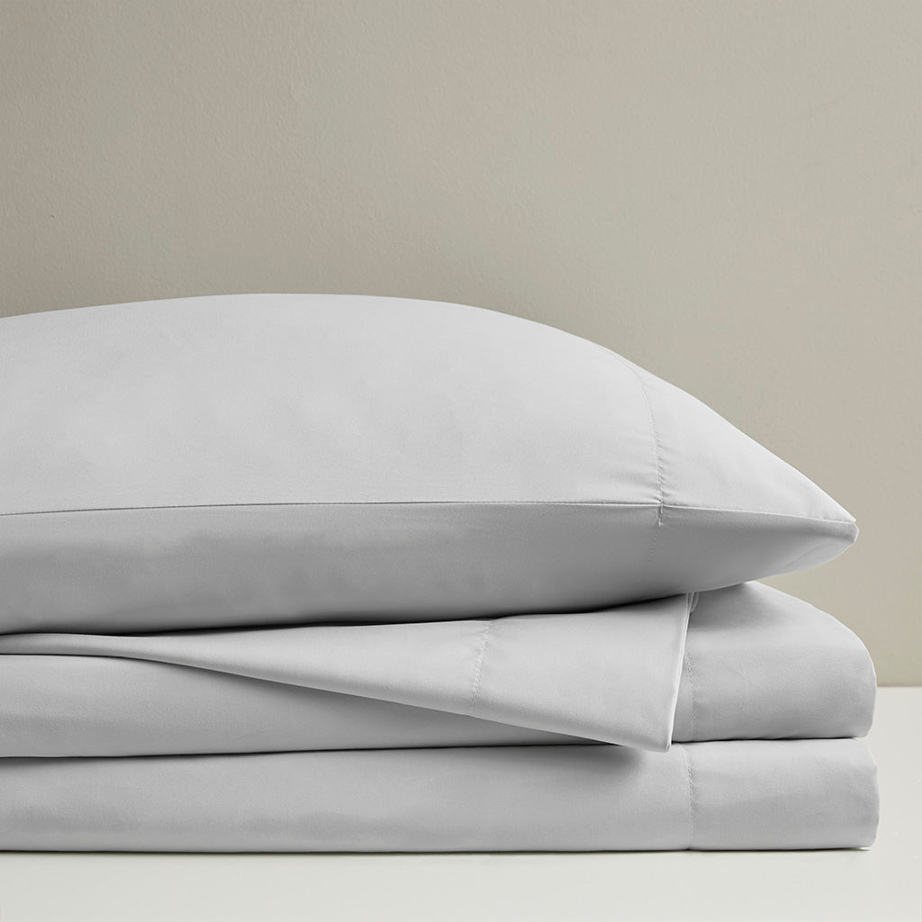 Smart Cool Microfiber Sheet Set - Light Grey
