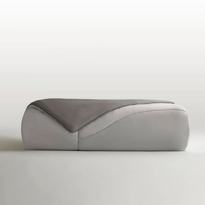 Cooling Reversible Tencel Comforter Blanket - Gray