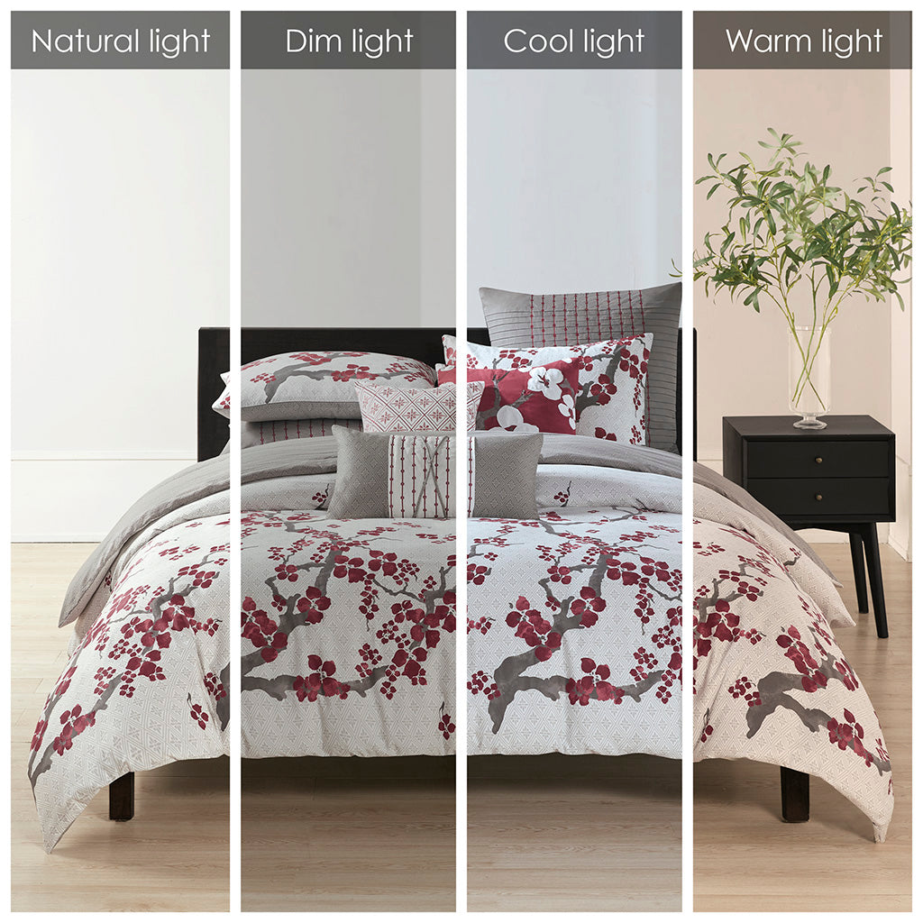 Cherry Blossom Duvet Cover Mini Set - Multi
