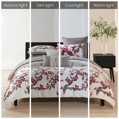Cherry Blossom Duvet Cover Mini Set - Multi