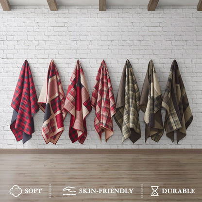 Winter Hills Quilted Throw - Tan