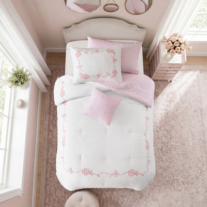 Tiffany Comforter Set - Pink