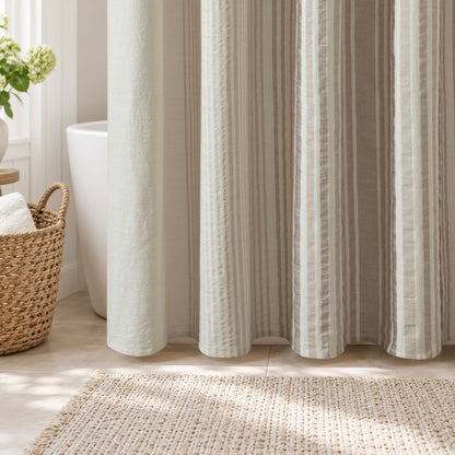Ellery Shower Curtain - Natural