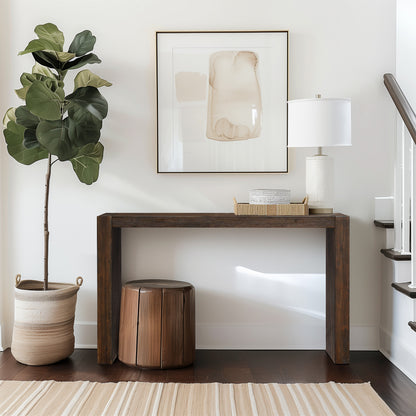 Monterey Counter-Height Wood Console Table (54"W) - Brown