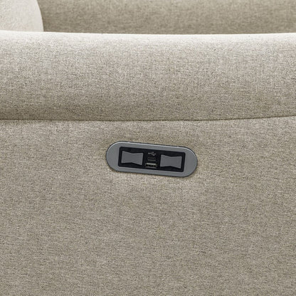 Elio Power Recliner 3-in-1 with Swivel, Glider, Charging Station - Beige