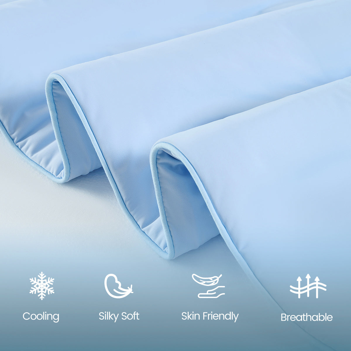 Sublime Serenity Luxury Comforter - Ice Blue