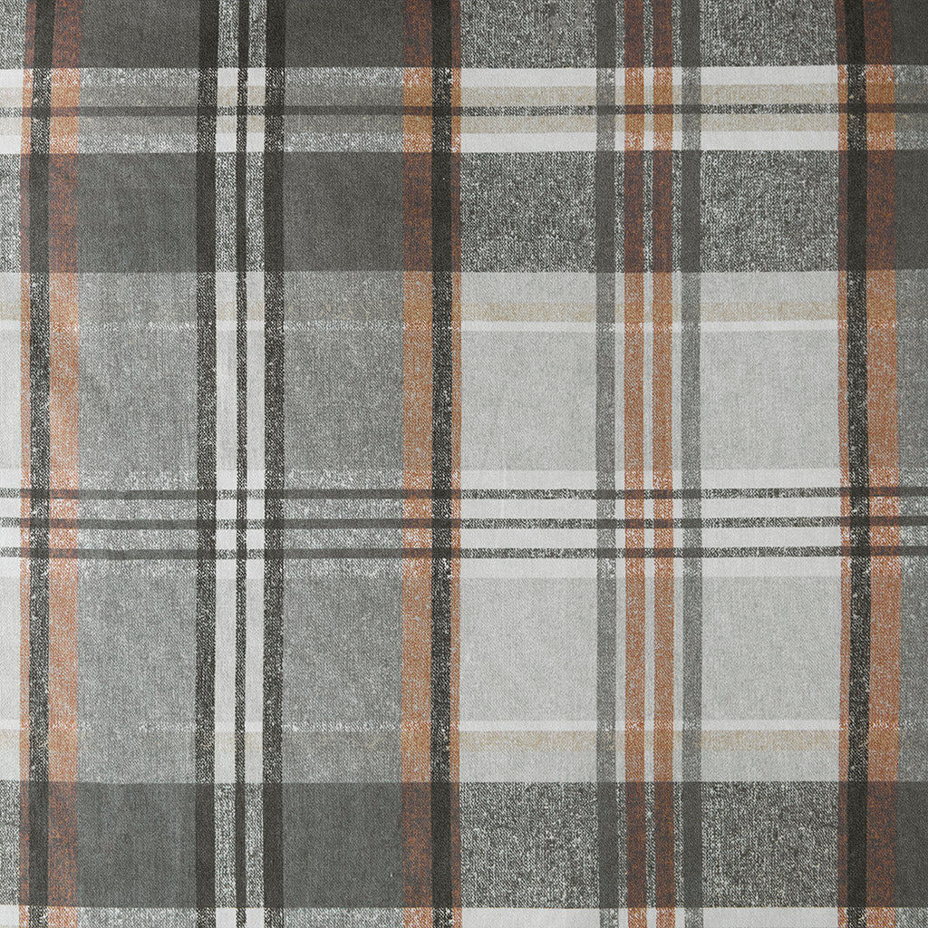 Blake Plaid Comforter Set - Tan/Gray