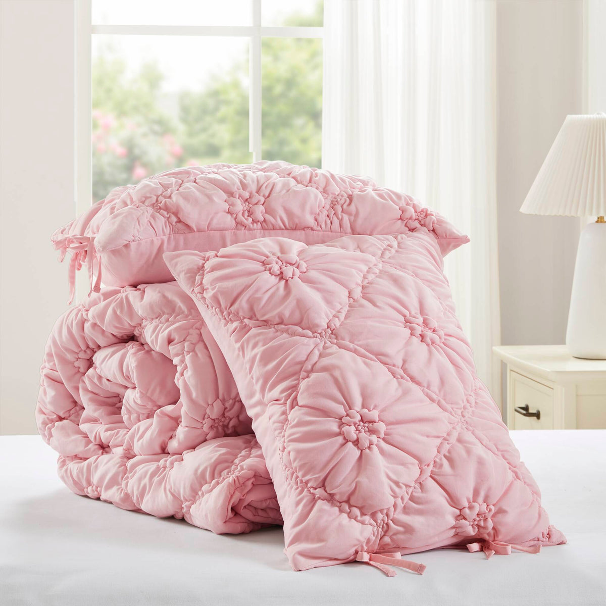 Lily Comforter Set - Pink