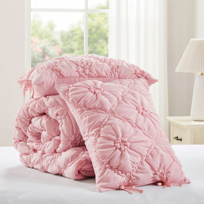 Lily Comforter Set - Pink