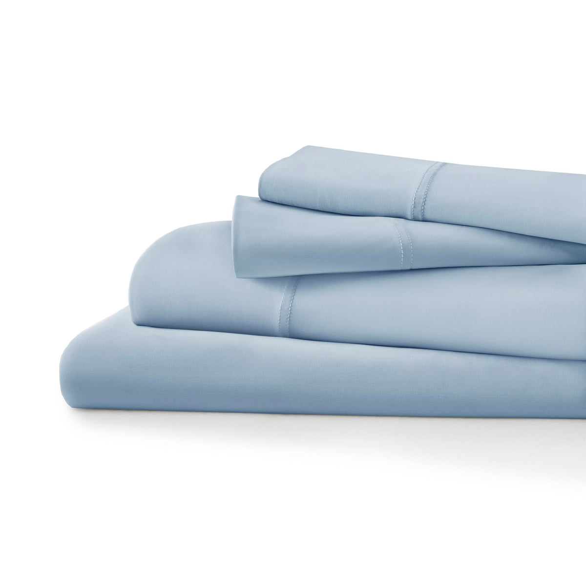 Cooling Stretch Jersey Sheet Set - Blue