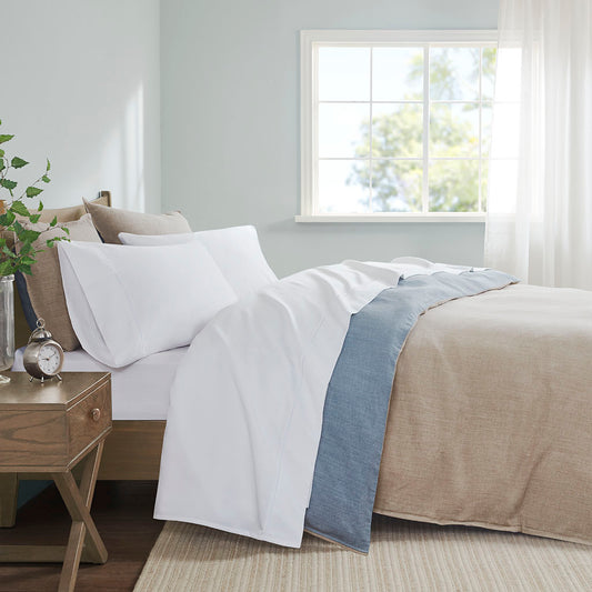 600 Thread Count Pima Cotton Sheet Set - White