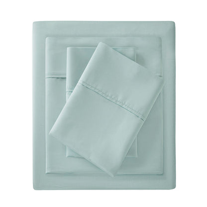 1500 Thread Count Cotton Blend 4 PC Sheet Set - Seafoam