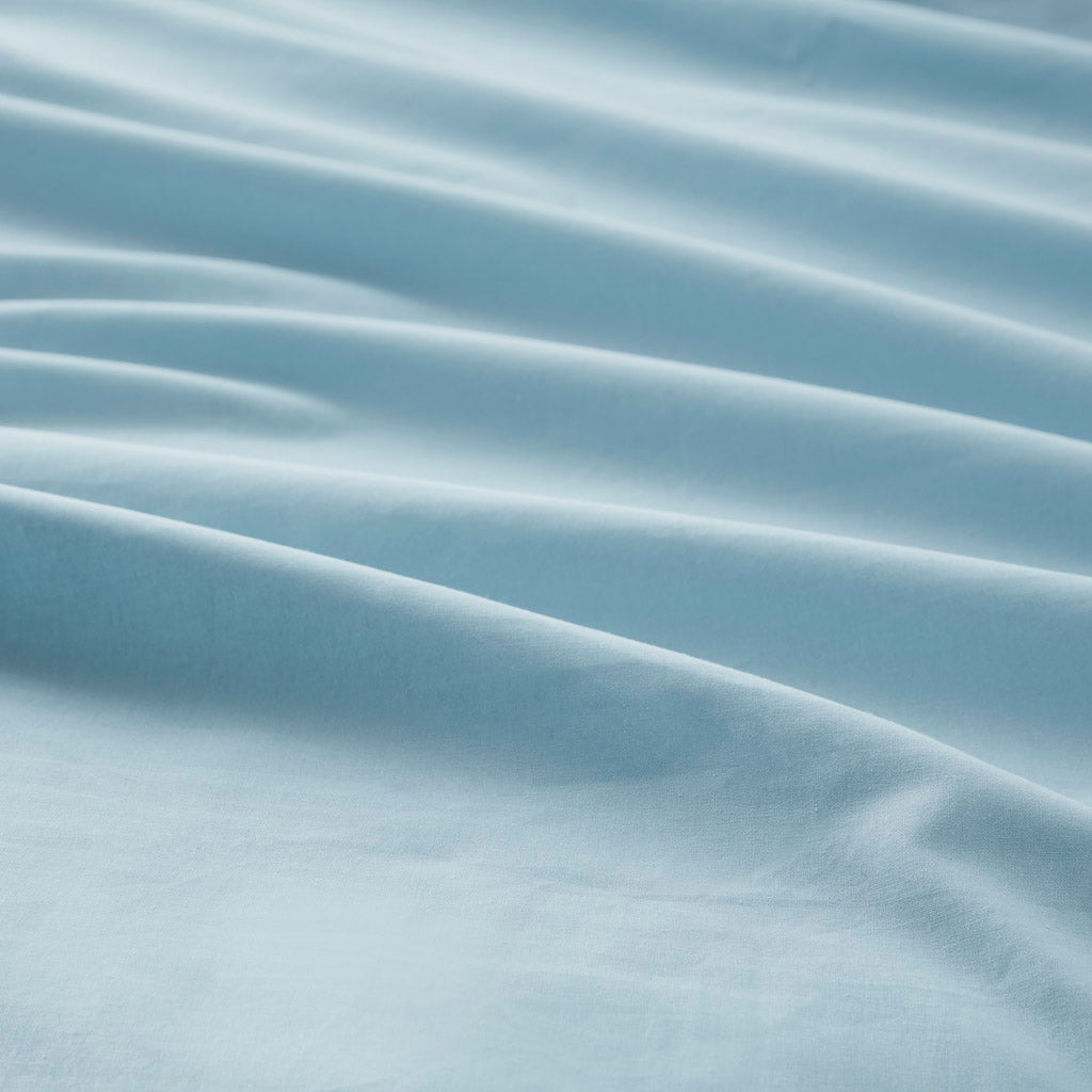 Cotton 144TC 100% Cotton Solid Sheet Set - Light Blue