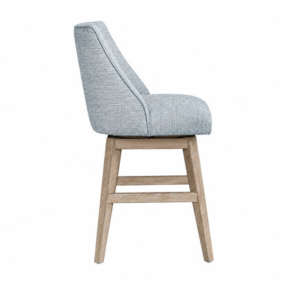 Winfield Swivel Counter Stool - Light Blue